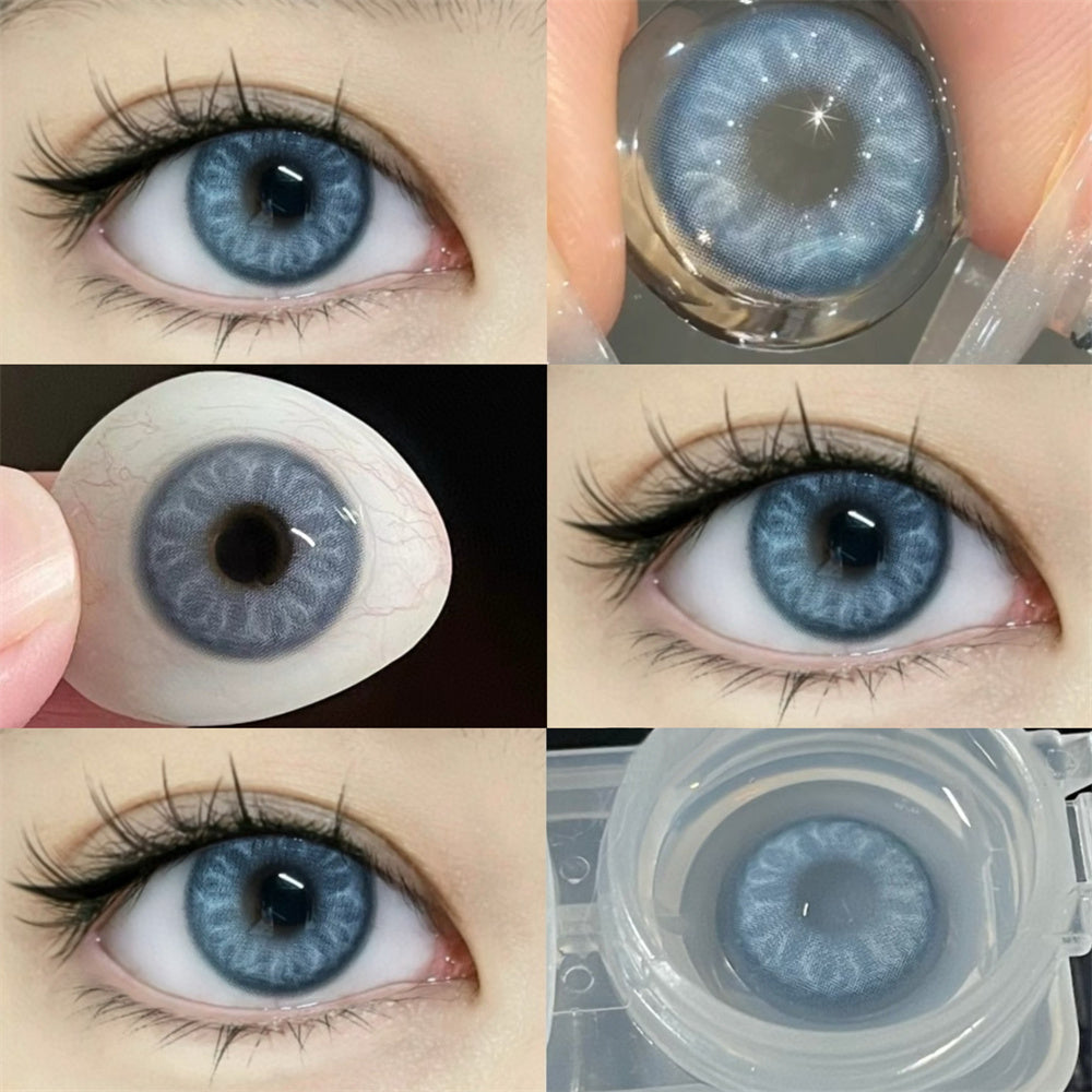 Morningcon Saber ice Colored Contact Lenses For Eyes Half Yearly 2pcs