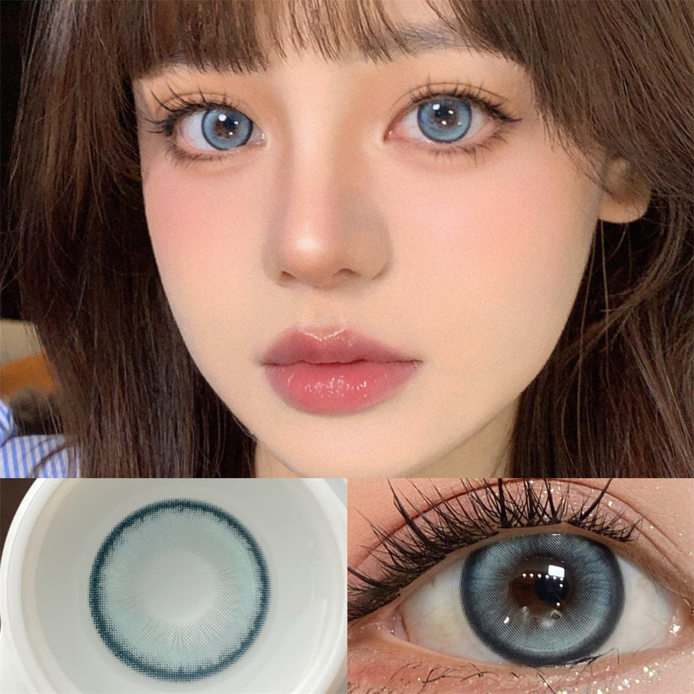 Morningcon Pie Colored Contact Lenses For Eyes Half Yearly 2pcs