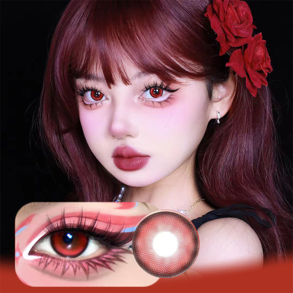 Morningcon Butterfly Colored Contact Lenses For Eyes Daily 2pcs