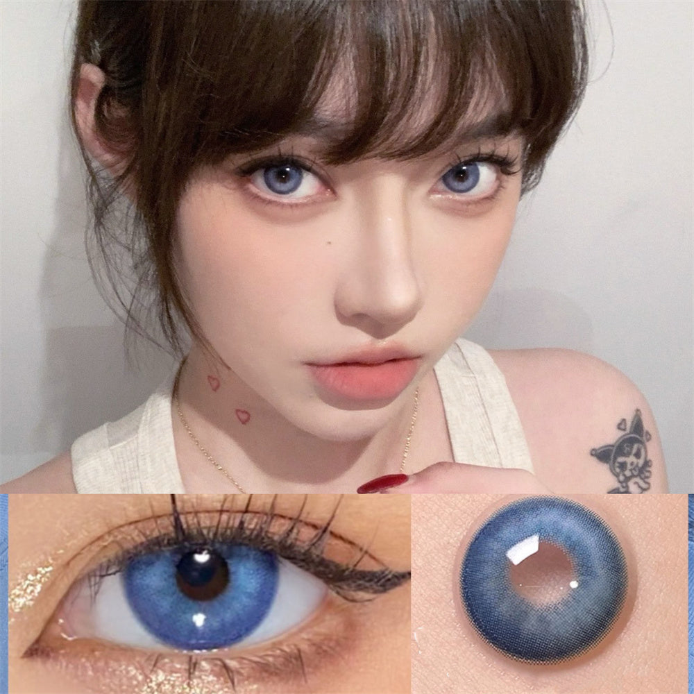 Morningcon Mysterious waters Colored Contact Lenses For Eyes Half Yearly 2pcs