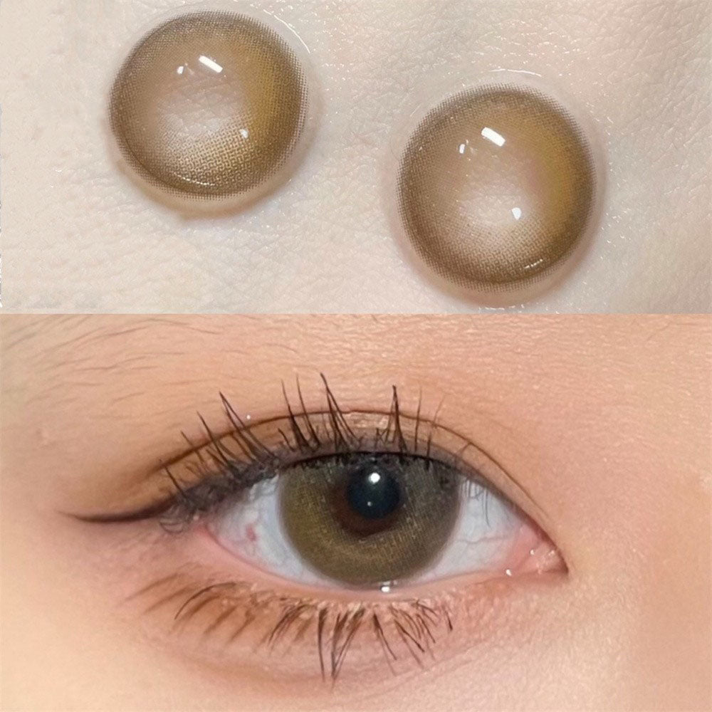 Morningcon Laser Cherry Violet Colored Contact Lenses For Eyes Half Yearly