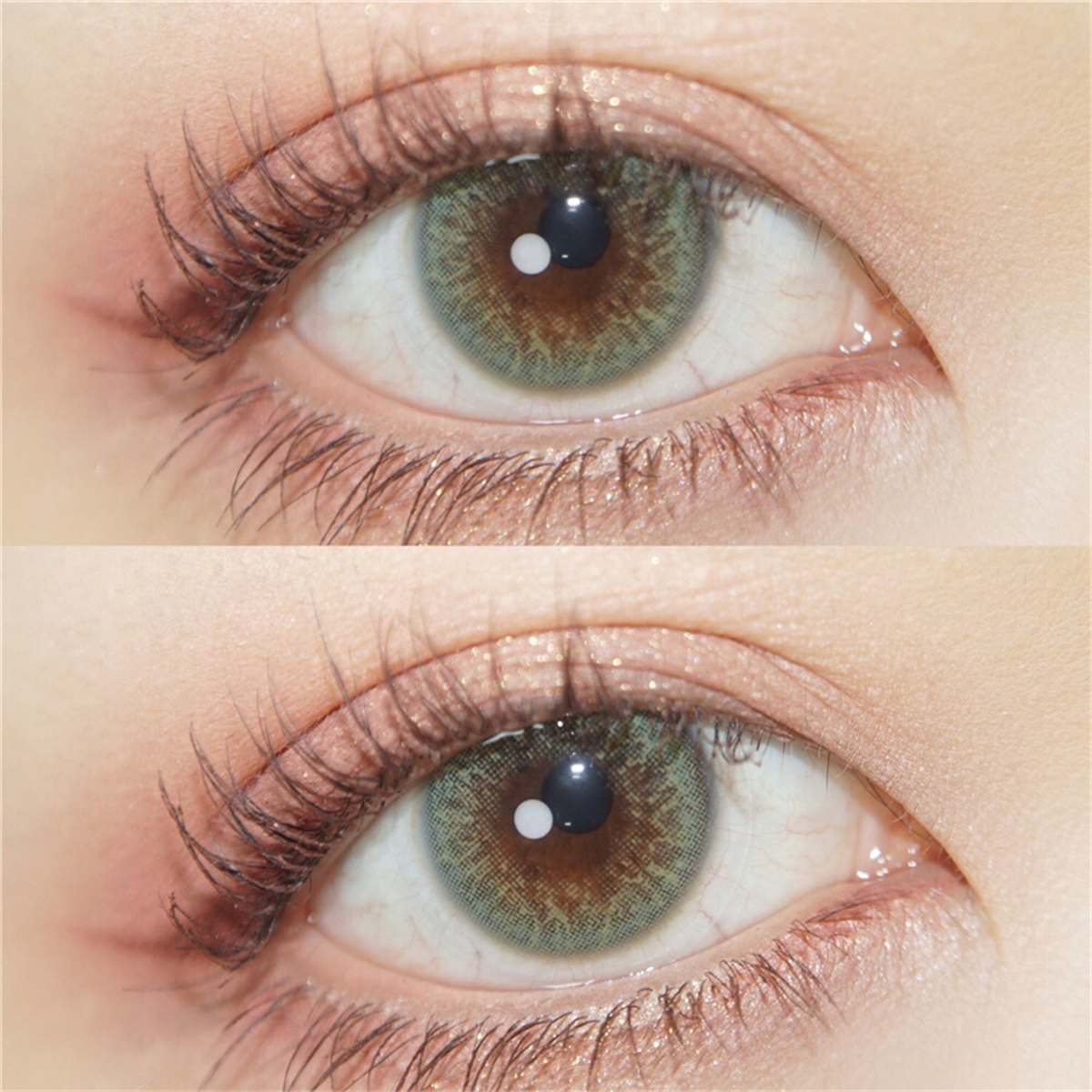 Morningcon Iris Colored Contact Lenses For Eyes Half Yearly 2pcs