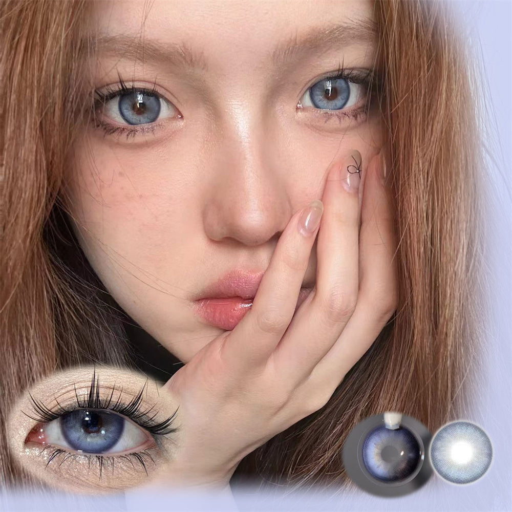 Morningcon Squash Violet Colored Contact Lenses For Eyes Half Yearly 2pcs