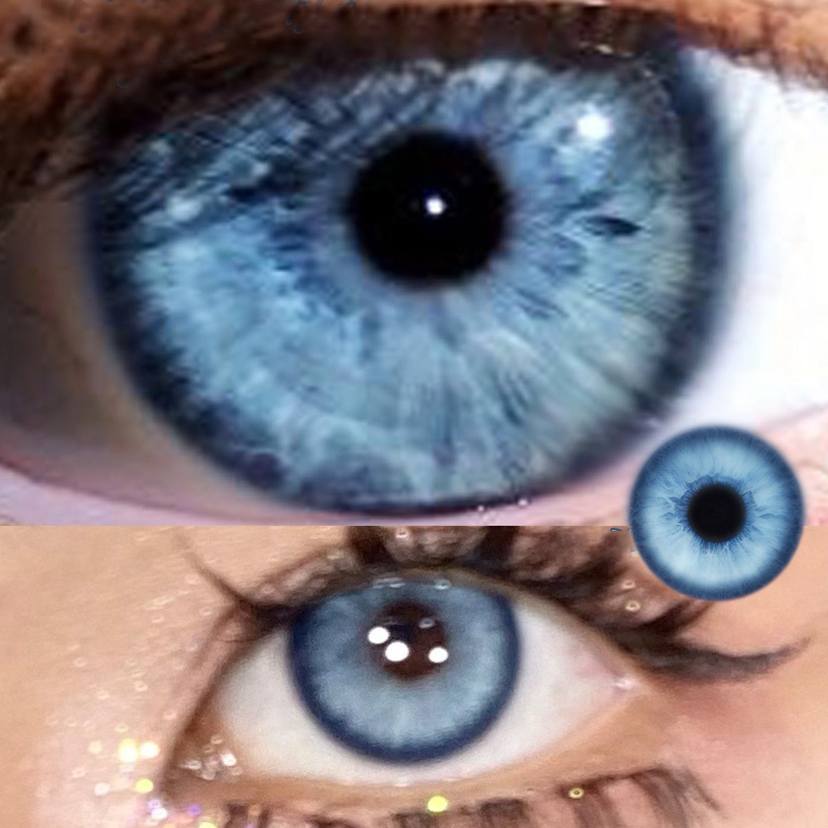 Morningcon Snake Colored Contact Lenses For Eyes Half Yearly 2pcs