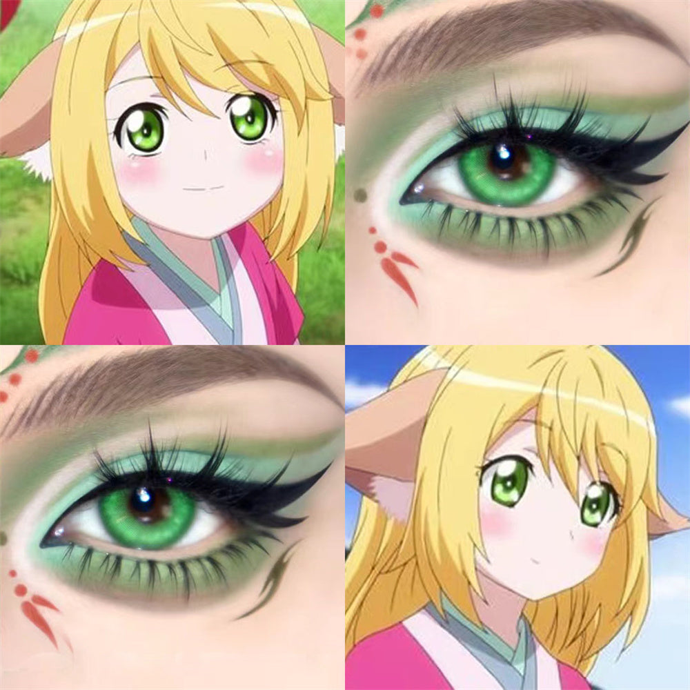 Morningcon Plum Blossom Colored Contact Lenses For Eyes Daily 2pcs