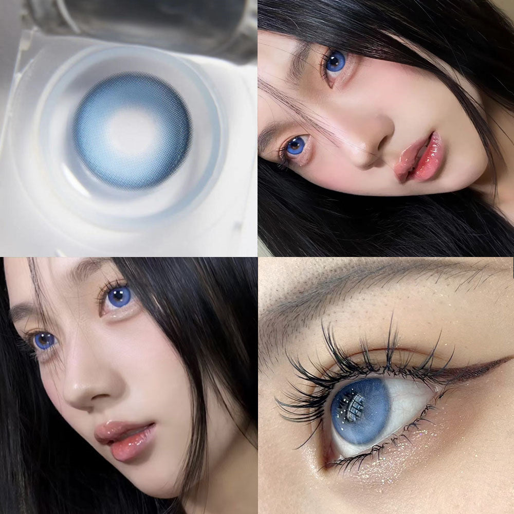 Morningcon Snow Grils Colored Contact Lenses For Eyes Half Yearly 2Pcs