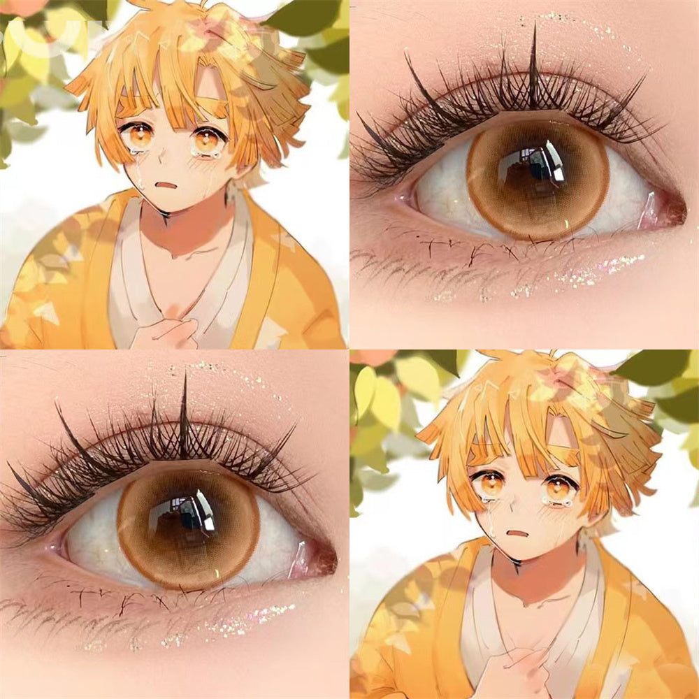 Morningcon Butterfly Colored Contact Lenses For Eyes Daily 2pcs