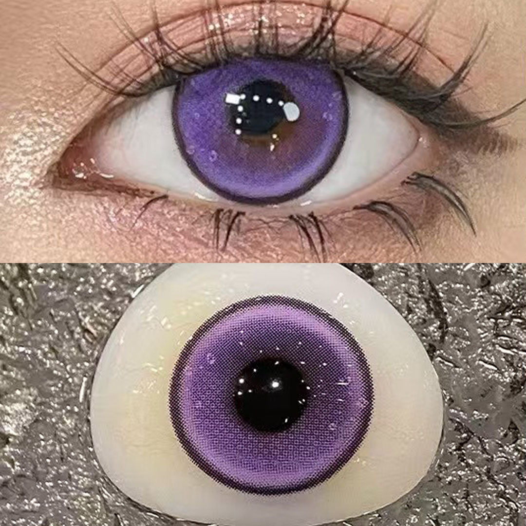 Morningcon Plum Blossom Colored Contact Lenses For Eyes Daily 2pcs