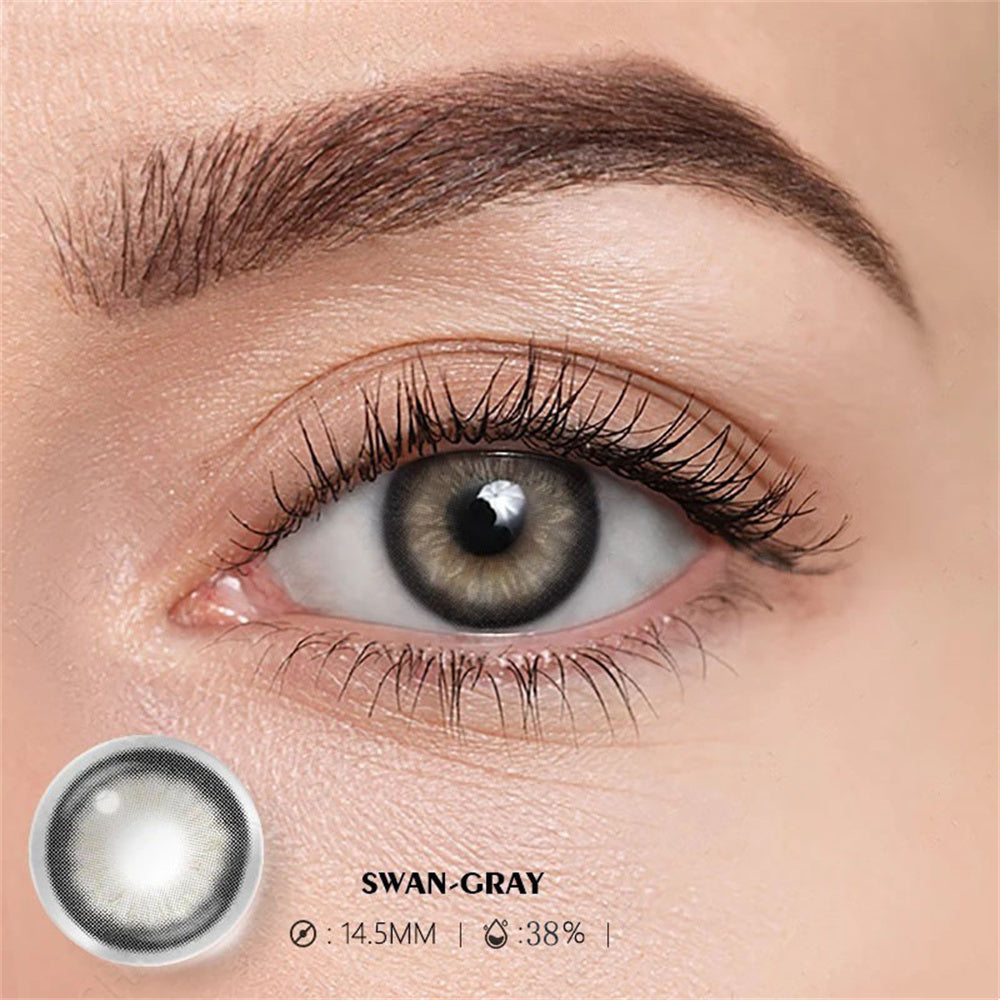 Morningcon swan-F26 Colored Contact Lenses For Eyes Half Yearly 2pcs