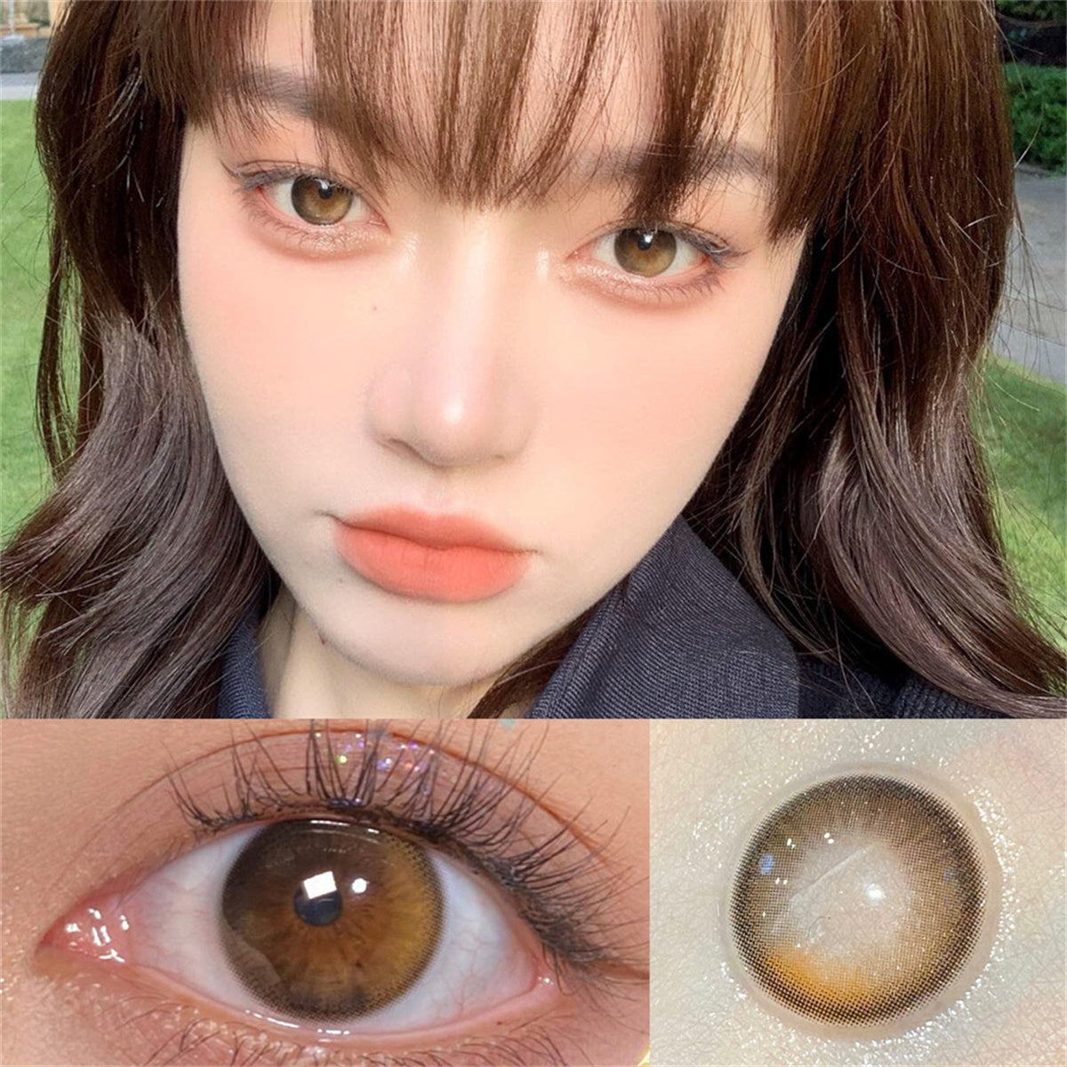 Morningcon Sunday Colored Contact Lenses For Eyes Half Yearly 2pcs