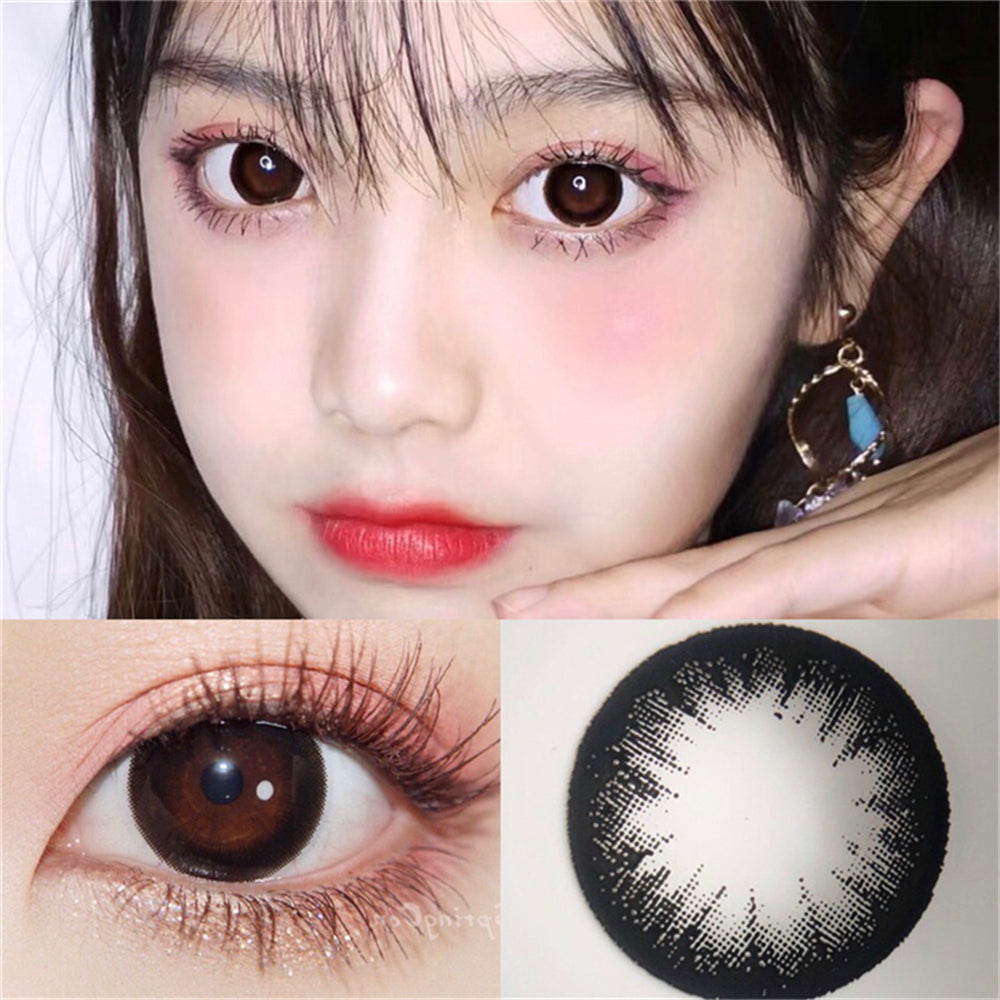 Morningcon Great Beauty Colored Contact Lenses For Eyes Half Yearly 2pcs