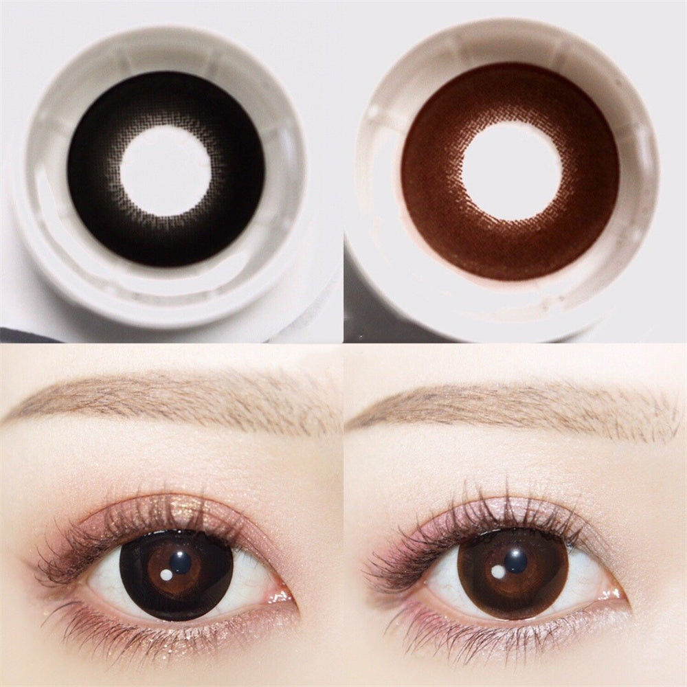 Morningcon Giant rings Colored Contact Lenses For Eyes Half Yearly 2pcs