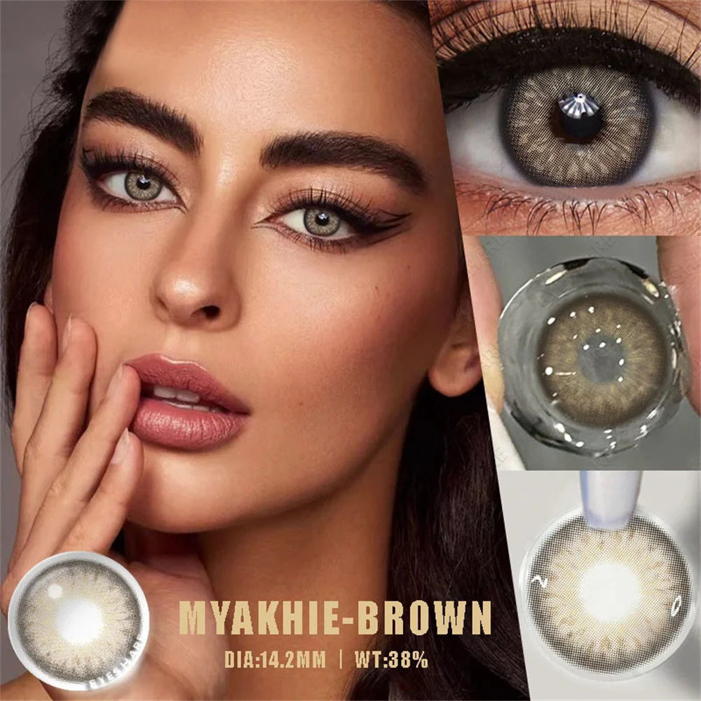 Morningcon F18 Colored Contact Lenses For Eyes Half Yearly 2pcs
