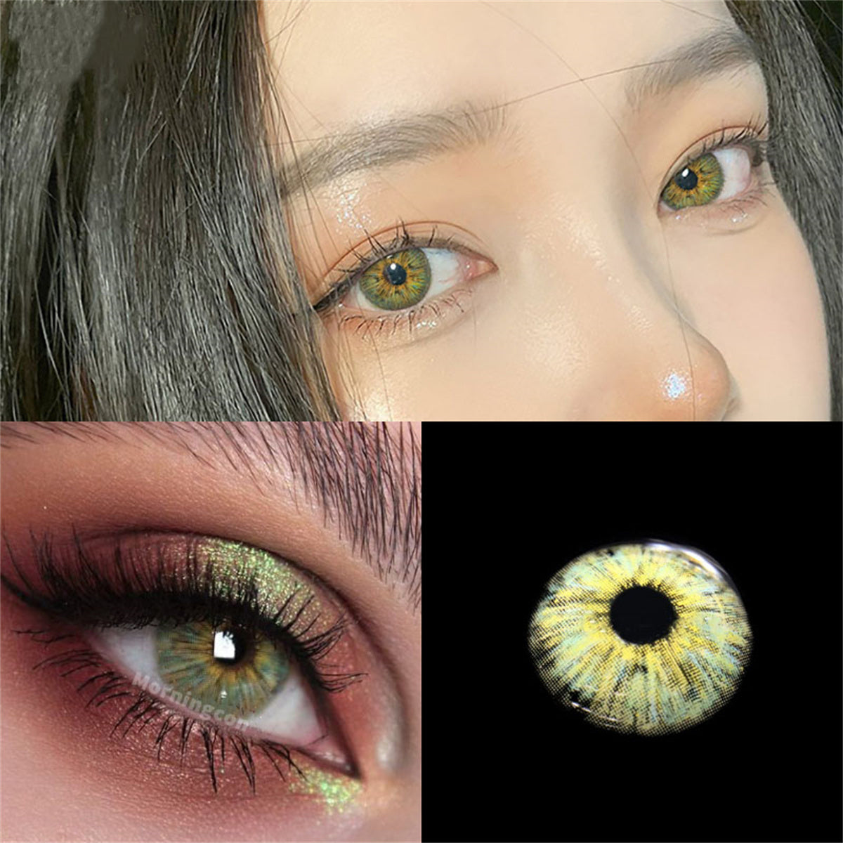 Morningcon monet FA09 Colored Contact Lenses For Eyes Half Yearly 2pcs