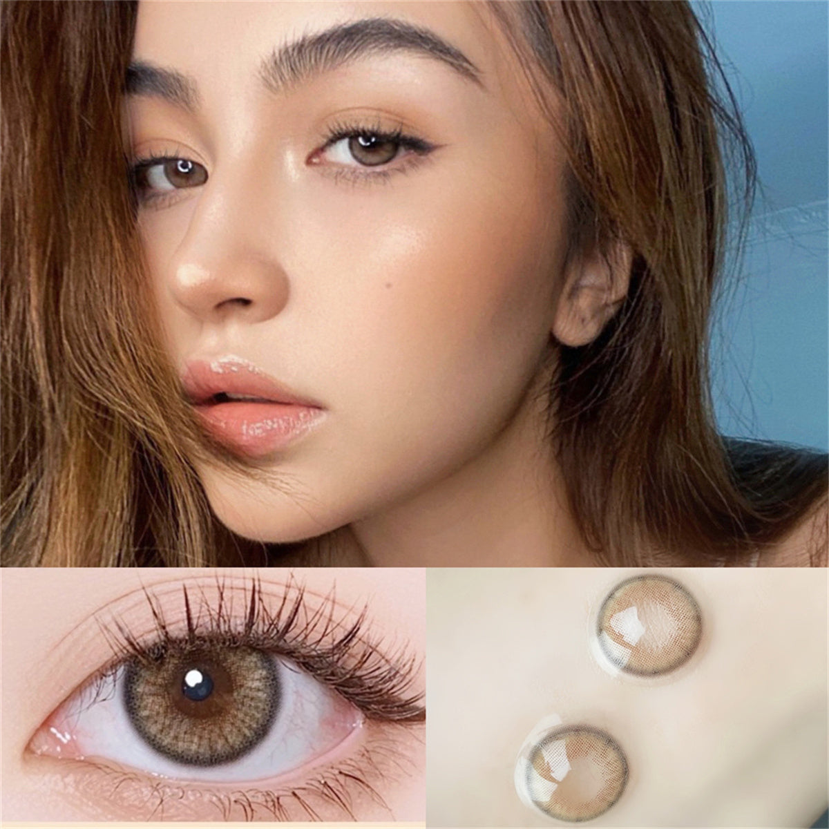 Morningcon Holly Cat Colored Contact Lenses For Eyes Half Yearly 2pcs