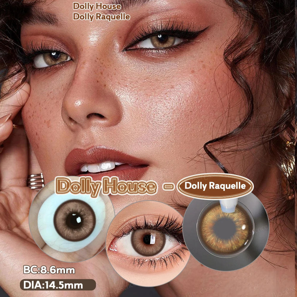 Morningcon Dolly-F24 Colored Contact Lenses For Eyes Half Yearly 2pcs