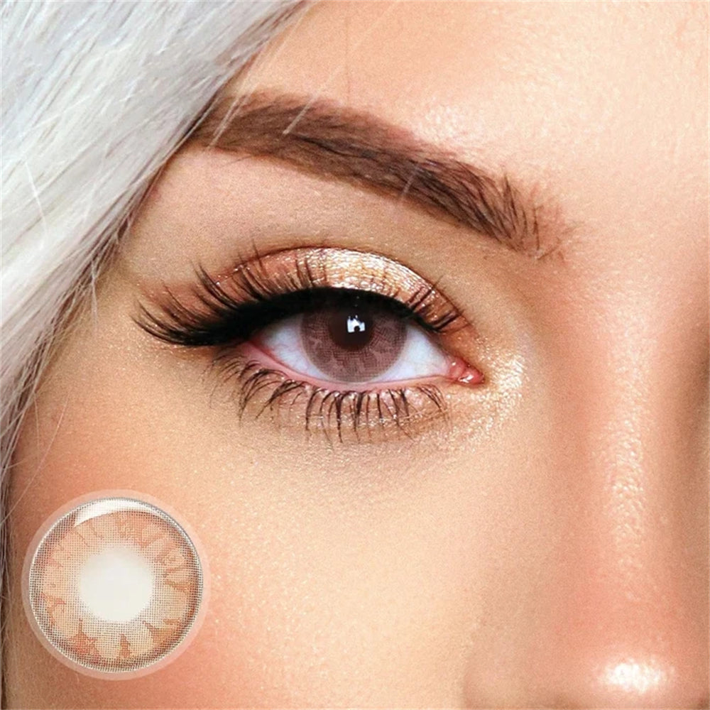 Morningcon precious stone Colored Contact Lenses For Eyes Half Yearly 2pcs