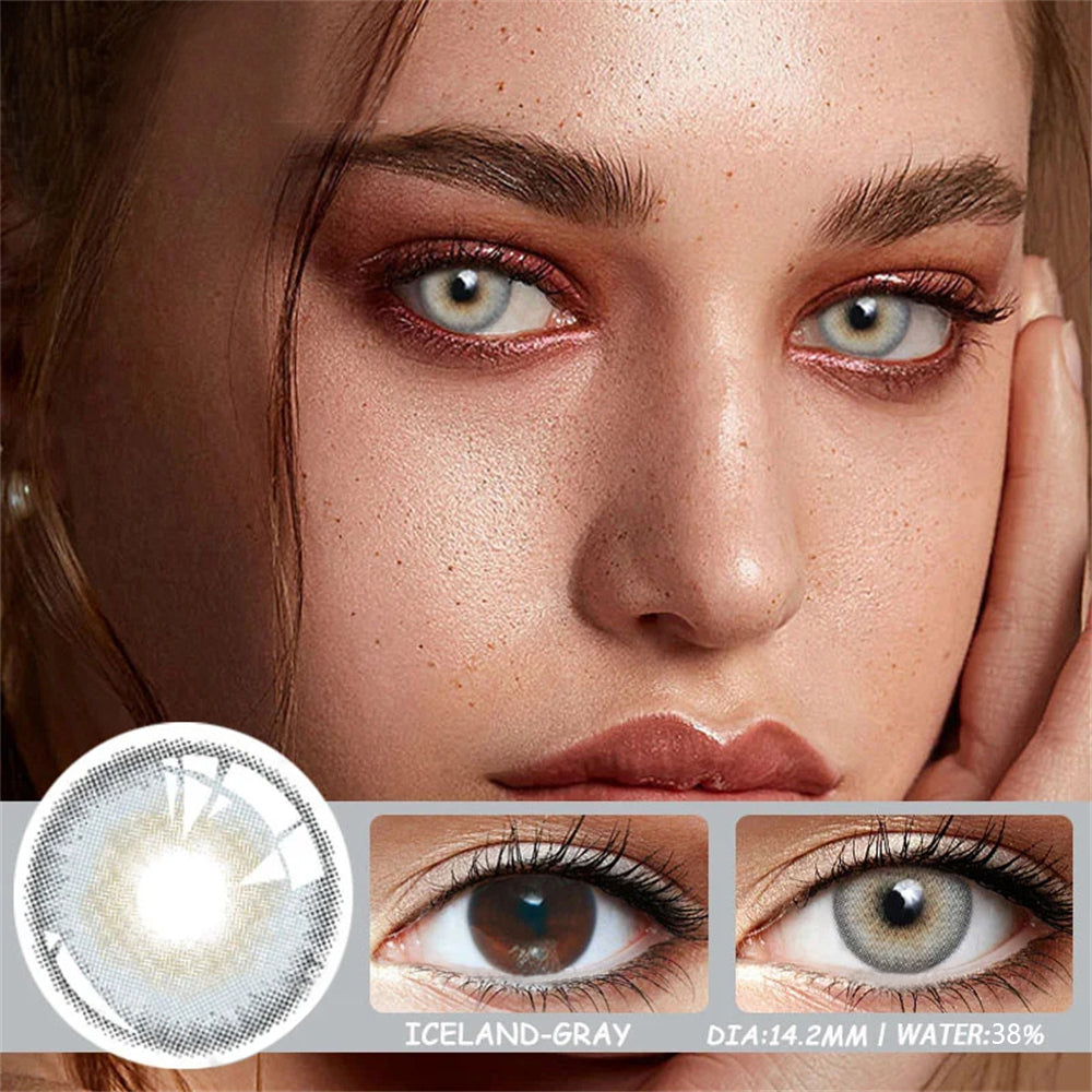 Morningcon land-Fa1 Colored Contact Lenses For Eyes Half Yearly 2pcs