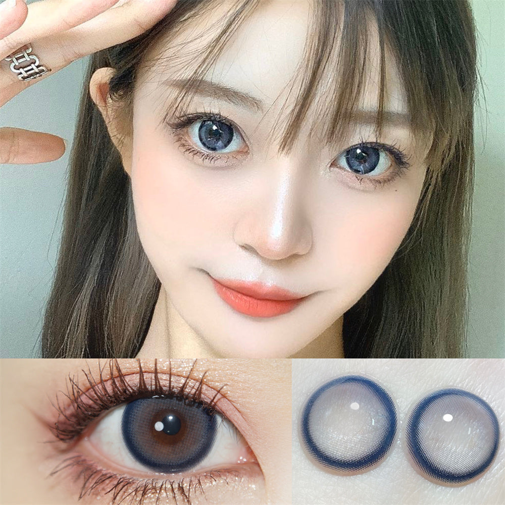 Morningcon Leah Sea Salt Colored Contact Lenses For Eyes Half Yearly 2pcs