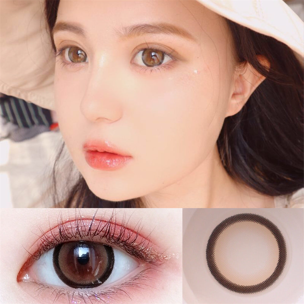 Morningcon Lollipop Donuts bulbs Colored Contact Lenses For Eyes Half Yearly 2pcs