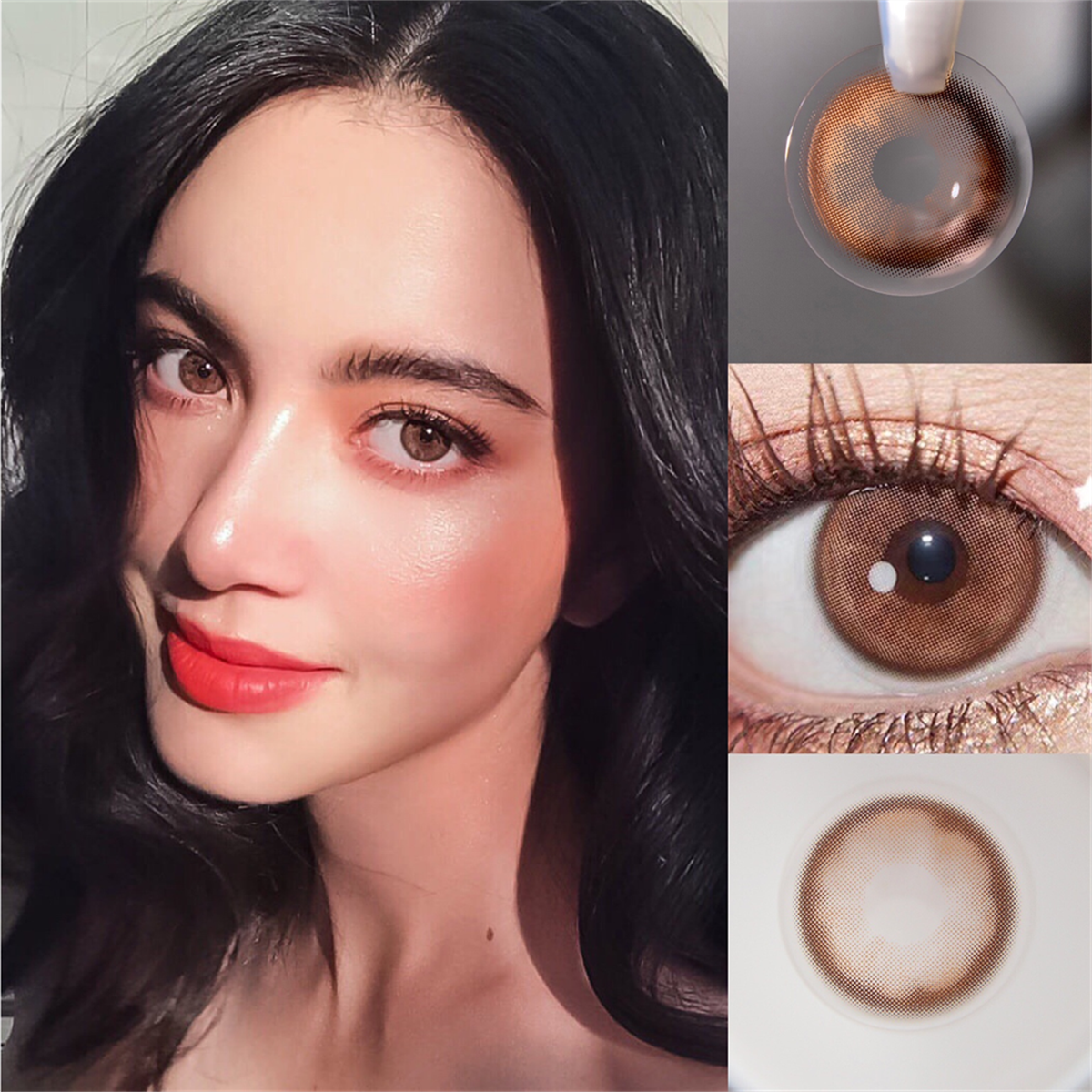 Morningcon Nanako Colored Contact Lenses For Eyes Half Yearly 2pcs