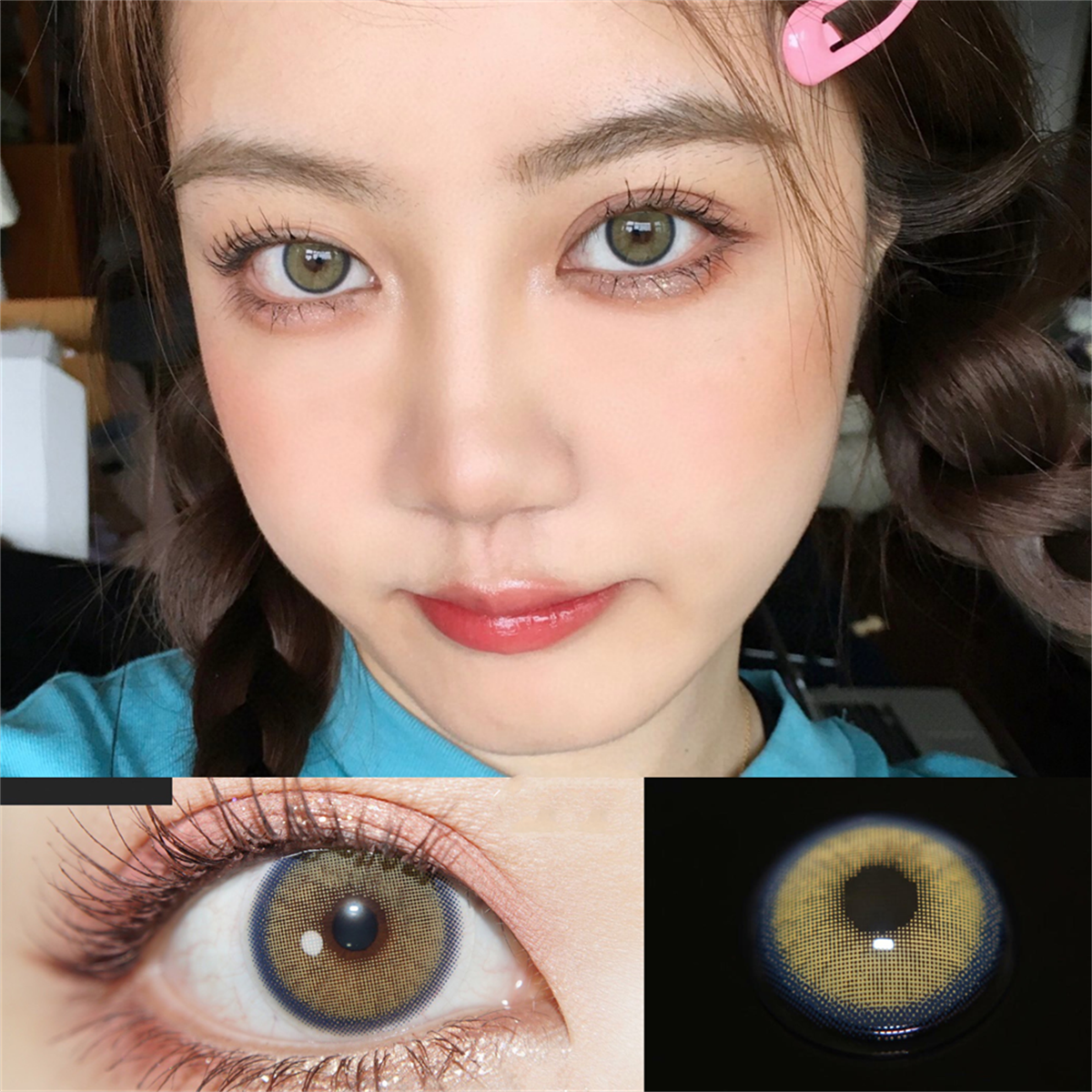 Morningcon Xiaoqing Colored Contact Lenses For Eyes Half Yearly