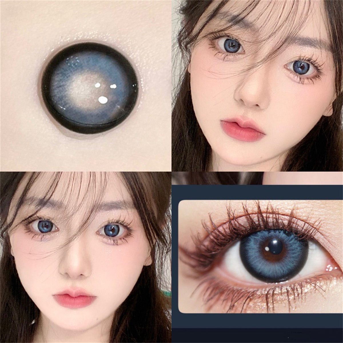 Morningcon Zurich Green Colored Contact Lenses For Eyes Half Yearly 2pcs