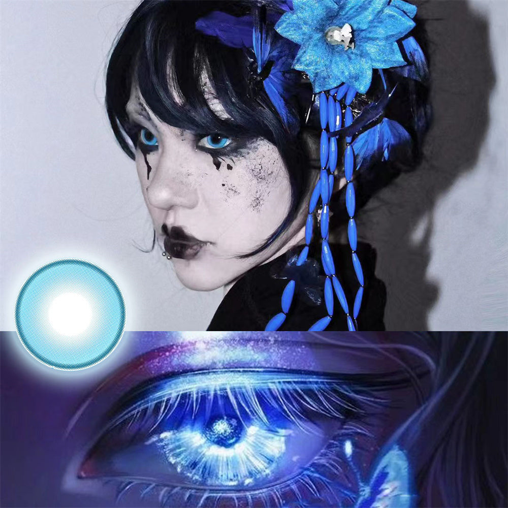 Morningcon Butterfly Colored Contact Lenses For Eyes Daily 2pcs