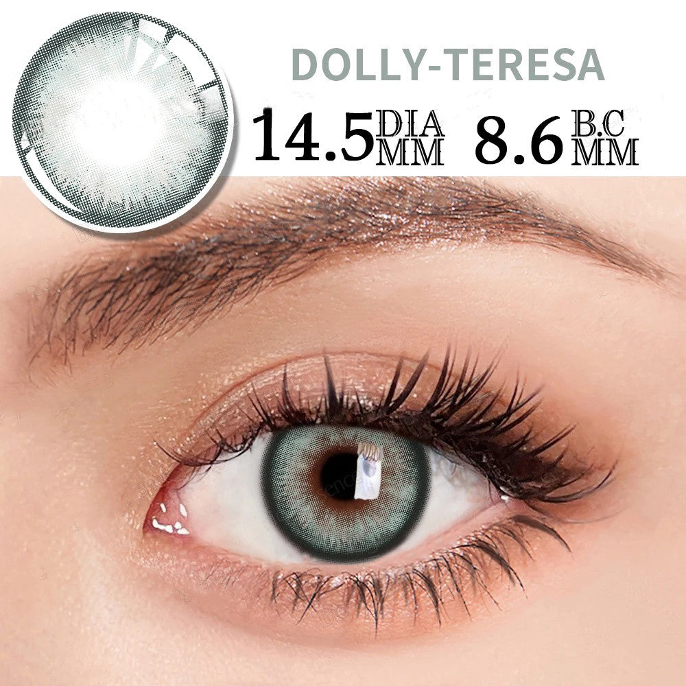 Morningcon Dolly-F24 Colored Contact Lenses For Eyes Half Yearly 2pcs
