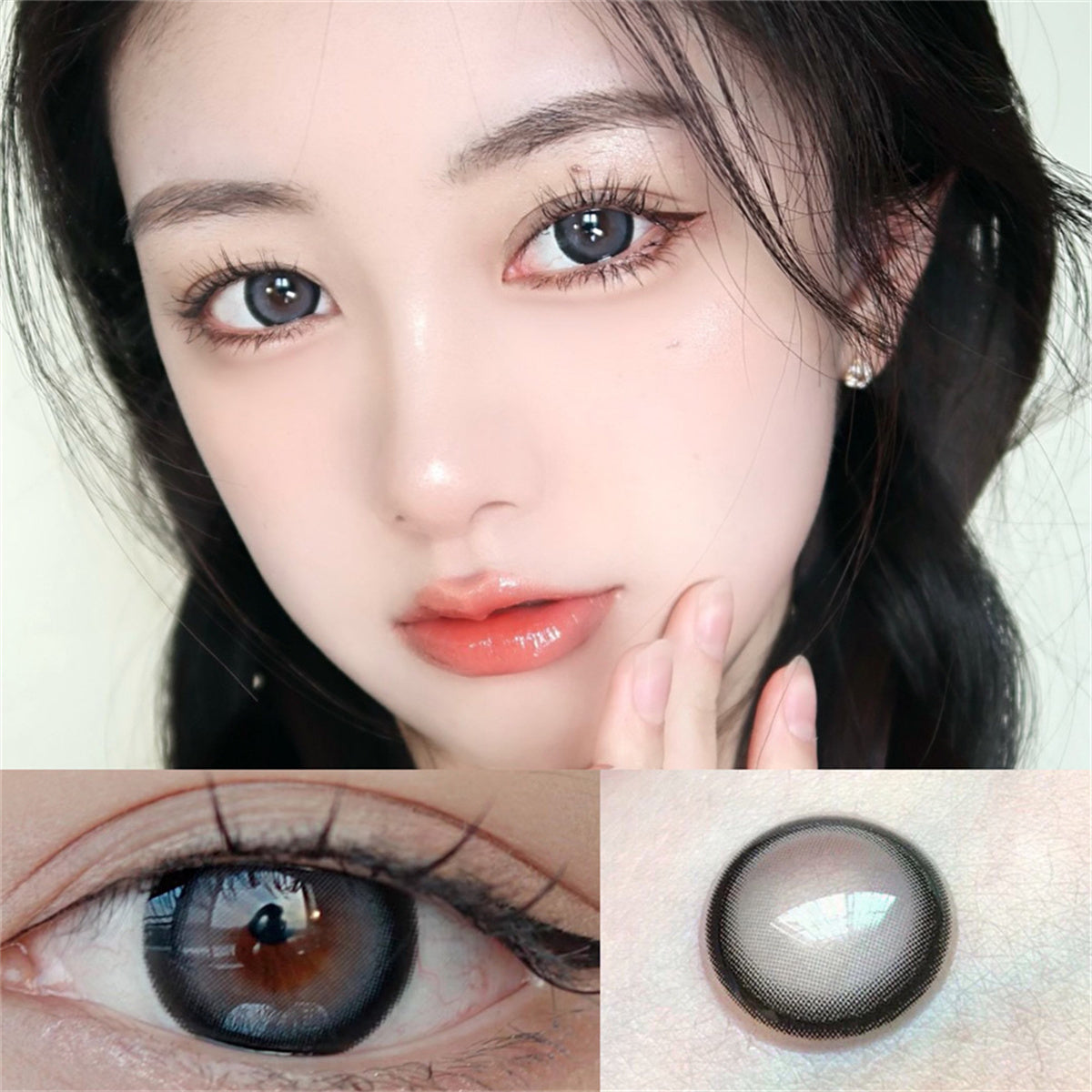 Morningcon Dance Lime Colored Contact Lenses For Eyes Half Yearly 2pcs