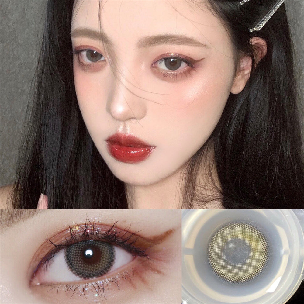 Morningcon Milk bag Colored Contact Lenses For Eyes Half Yearly