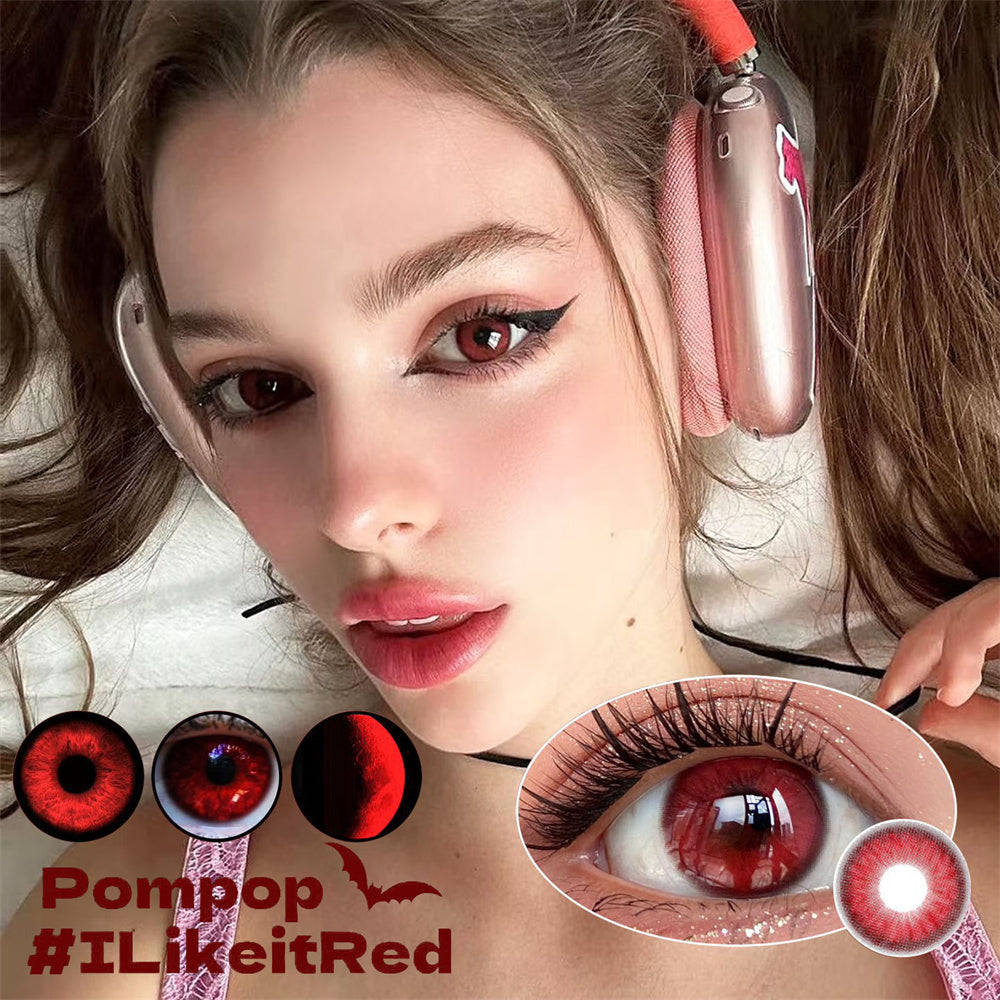 Morningcon Sick Mary Colored Contact Lenses For Eyes Half Yearly 2pcs