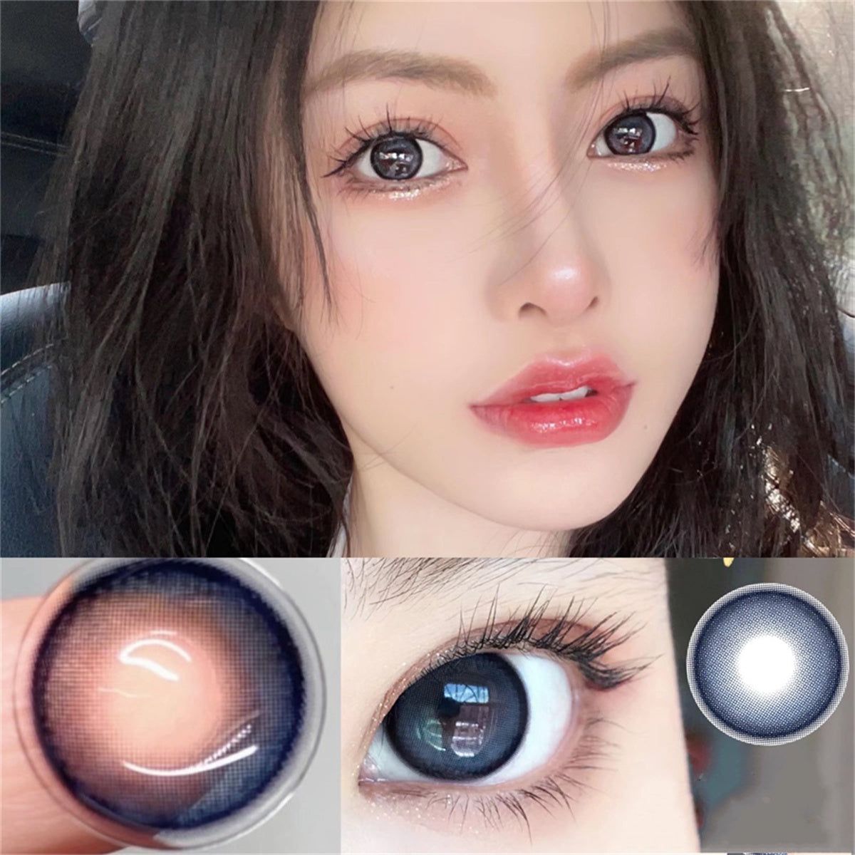 Morningcon Devil Fish Colored Contact Lenses For Eyes Half Yearly 2pcs