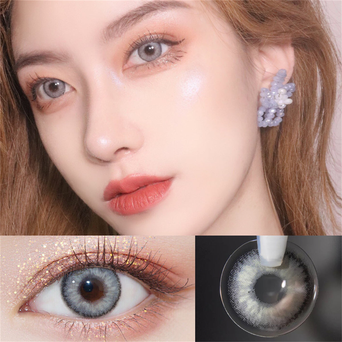Morningcon Zhili Colored Contact Lenses For Eyes Half Yearly 2pcs