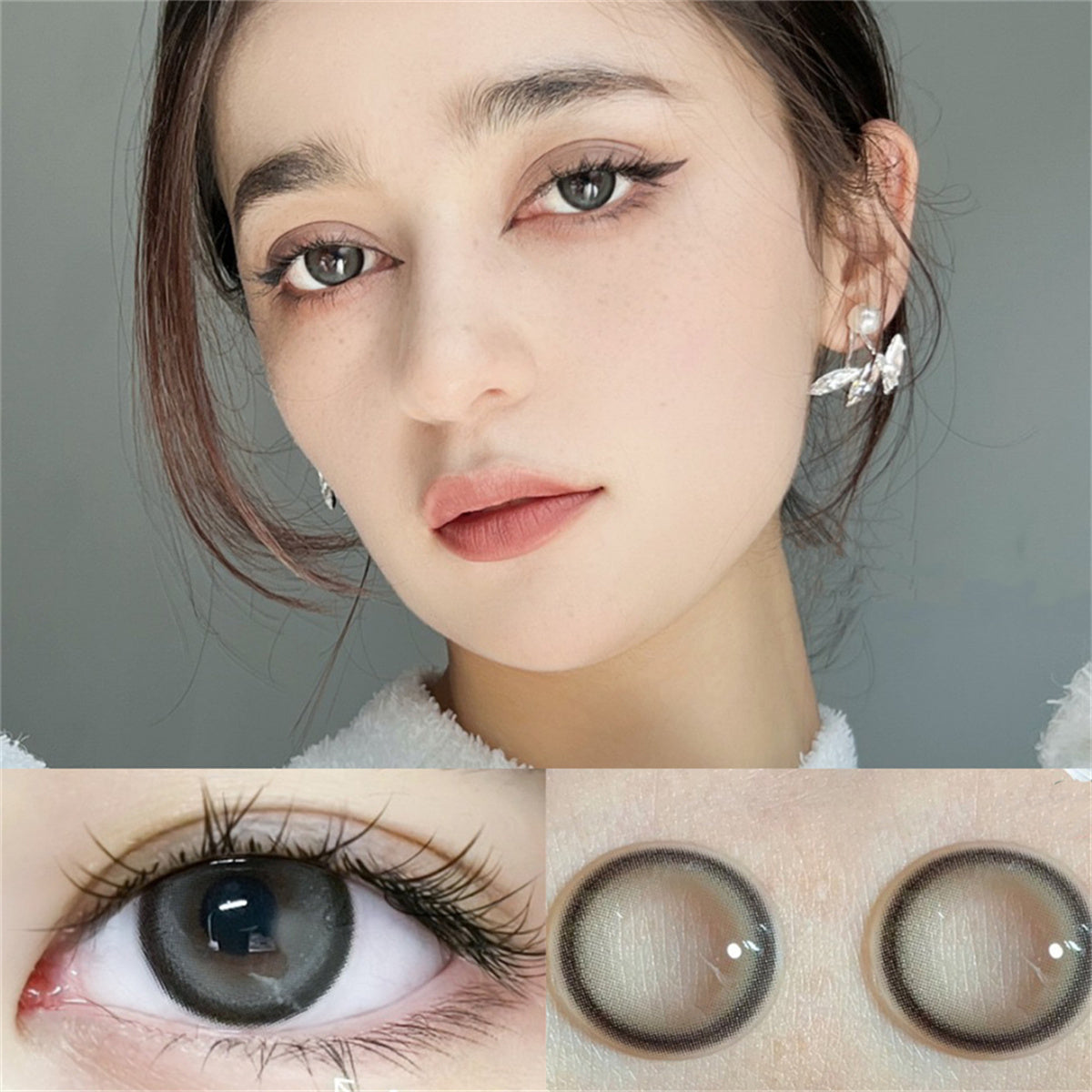 Morningcon Mu Li Colored Contact Lenses For Eyes Half Yearly 2pcs