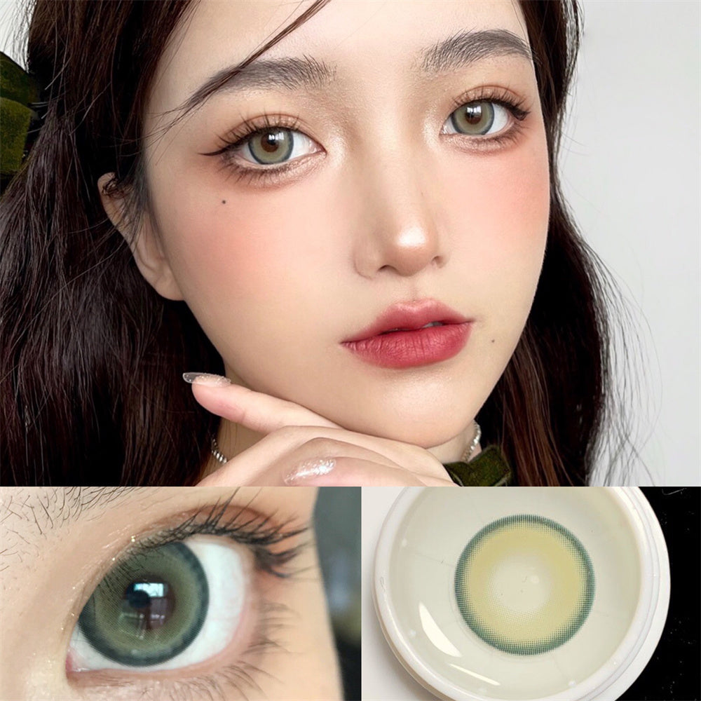 Morningcon Nanaru Colored Contact Lenses For Eyes Half Yearly 2pcs