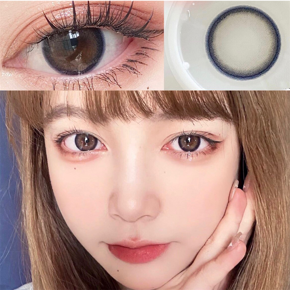 Morningcon The Mist was thin Colored Contact Lenses For Eyes Half Yearly 2pcs