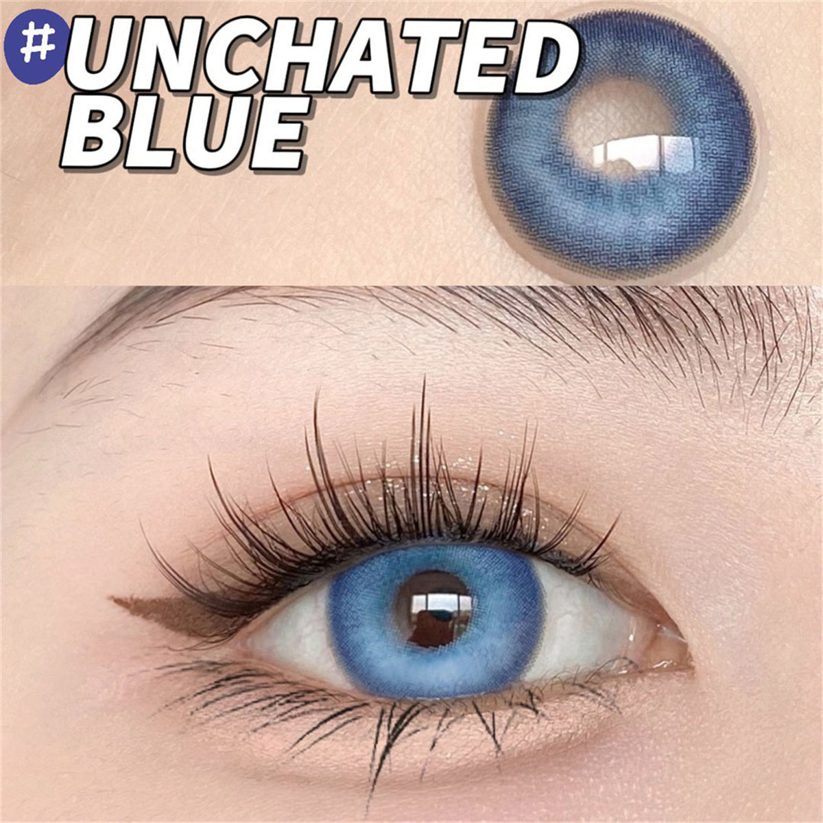 Morningcon Mysterious waters Colored Contact Lenses For Eyes Half Yearly 2pcs