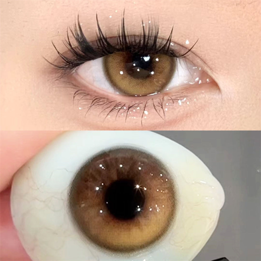 Morningcon Squash Violet Colored Contact Lenses For Eyes Half Yearly 2pcs