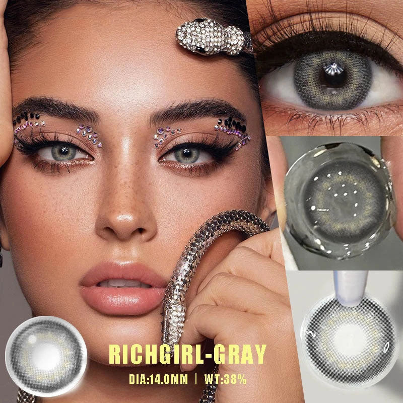 Morningcon NS2rich Colored Contact Lenses For Eyes Half Yearly 2pcs
