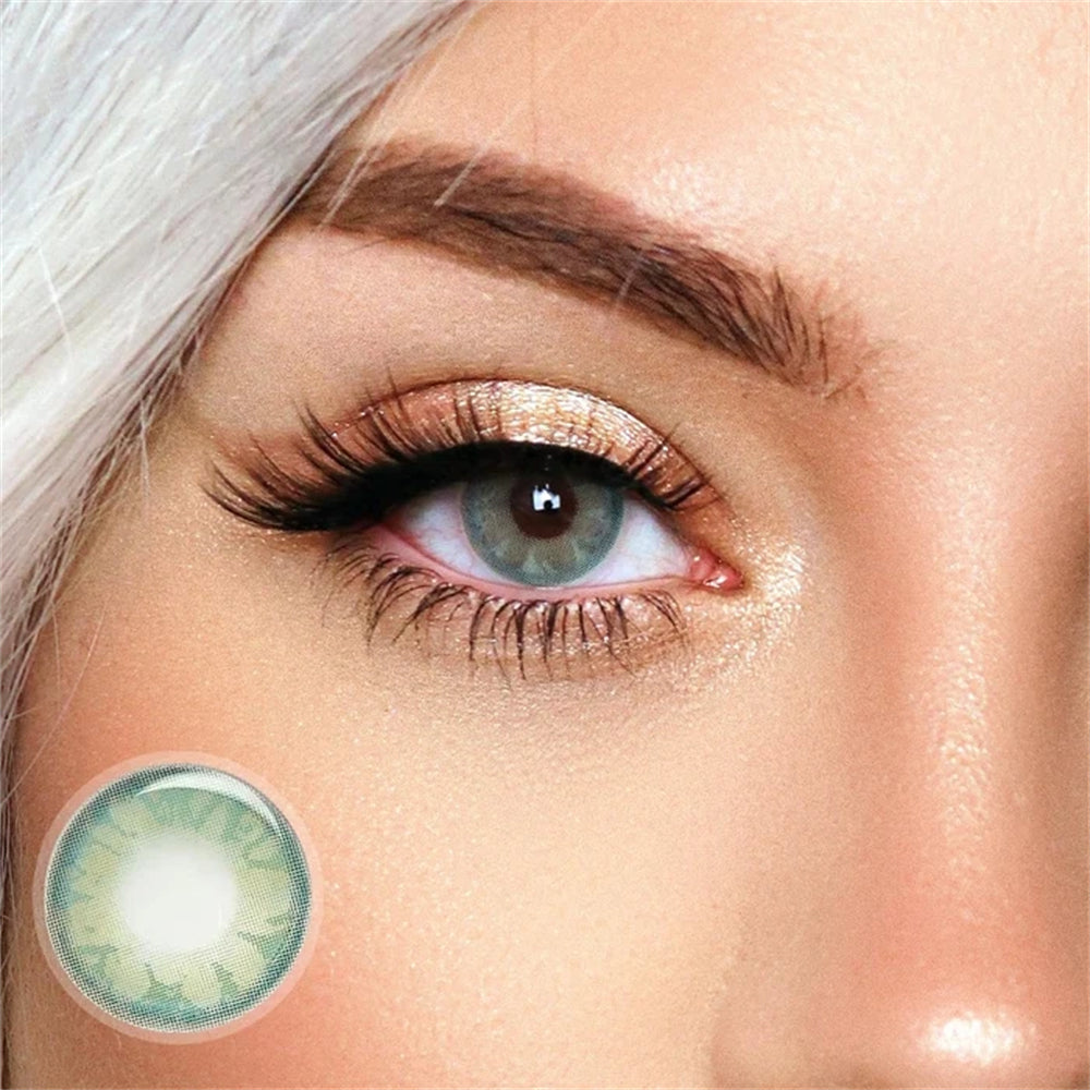 Morningcon precious stone Colored Contact Lenses For Eyes Half Yearly 2pcs