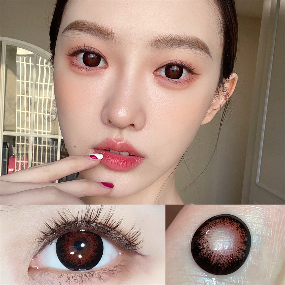Morningcon Dangerous Lori Colored Contact Lenses For Eyes Half Yearly 2pcs