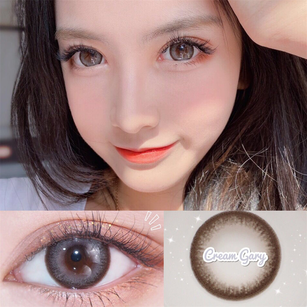 Morningcon Dorayaki Colored Contact Lenses For Eyes Half Yearly 2pcs