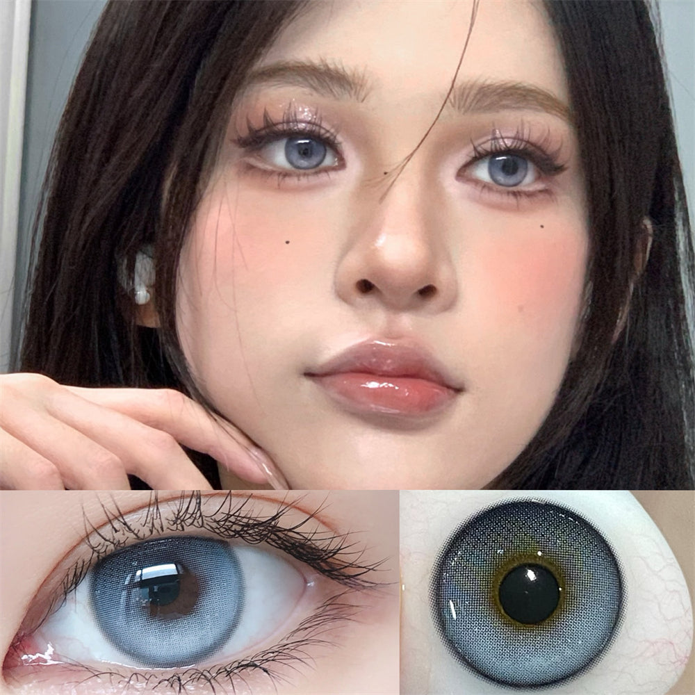Morningcon Fog reflects light Colored Contact Lenses For Eyes Half Yearly 2pcs