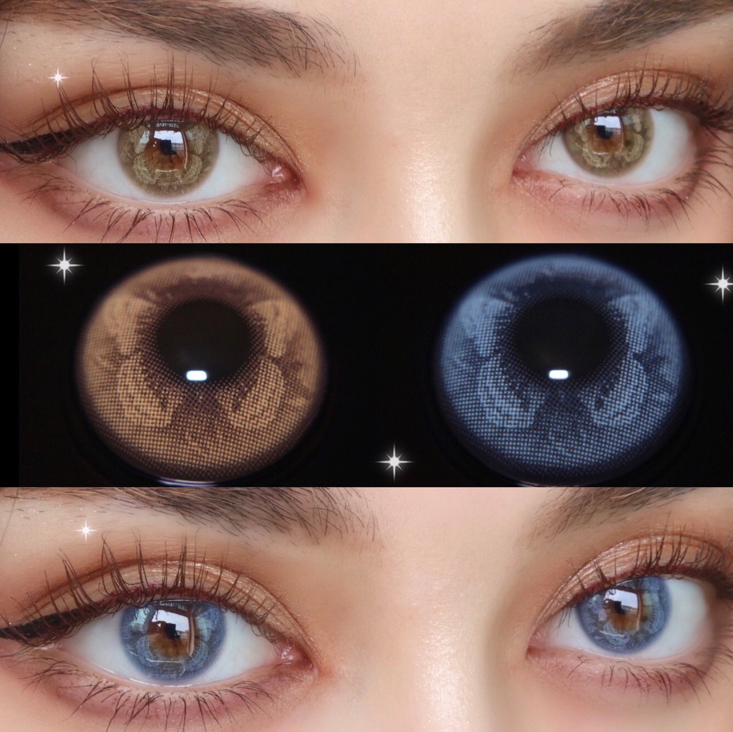 Morningcon Cryptopteryx Colored Contact Lenses For Eyes Half Yearly 2pcs