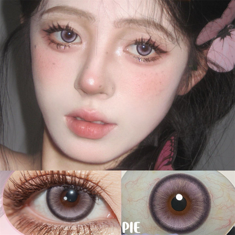 Morningcon Pie Colored Contact Lenses For Eyes Half Yearly 2pcs
