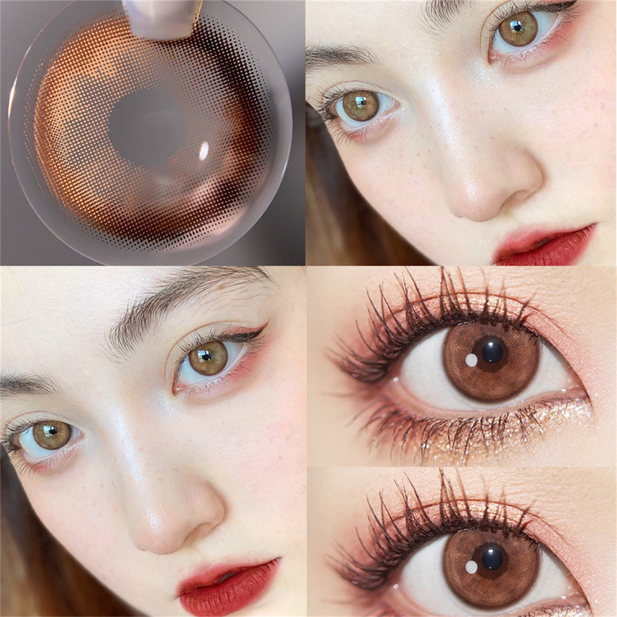 Morningcon Nanako Colored Contact Lenses For Eyes Half Yearly 2pcs