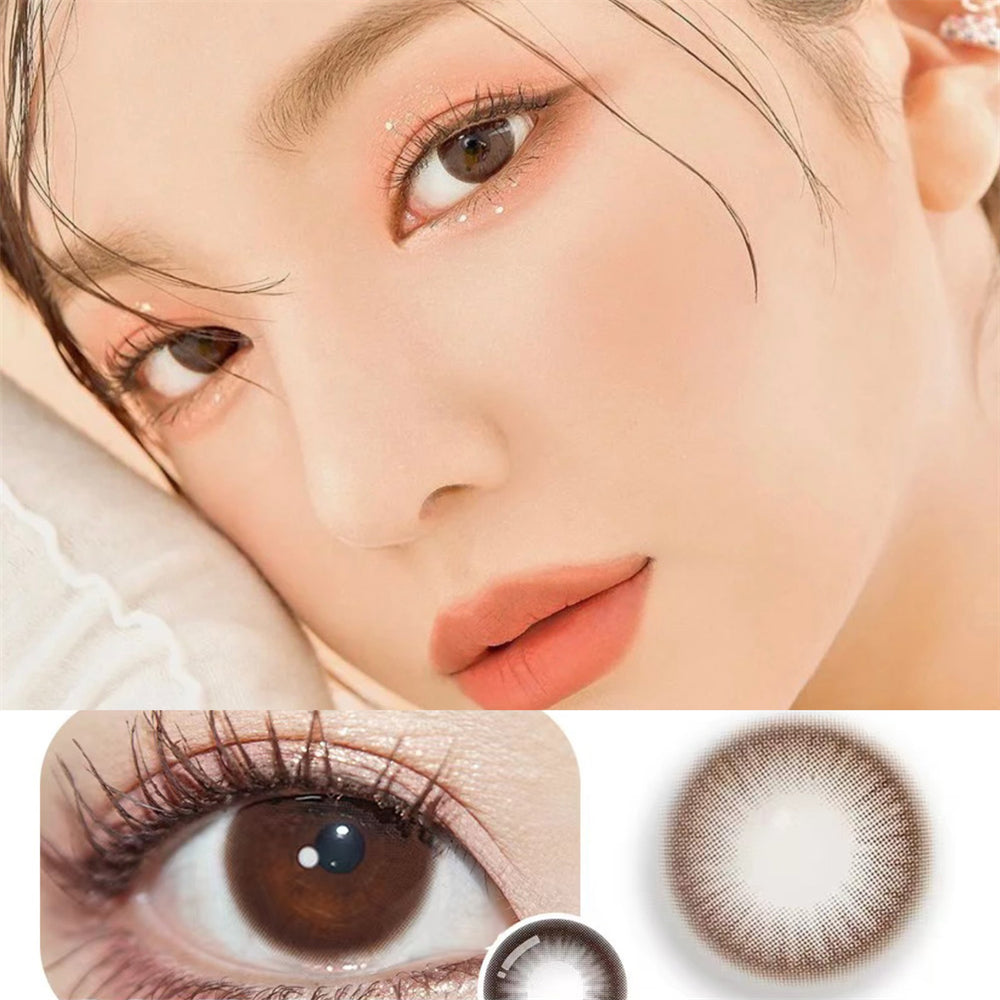 Morningcon Gollum Black Colored Contact Lenses For Eyes Half Yearly 2pcs