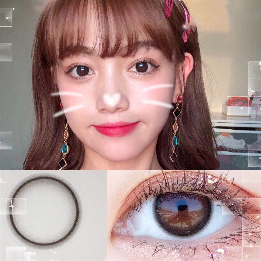 Morningcon Comic Eye Colored Contact Lenses For Eyes Half Yearly 2pcs