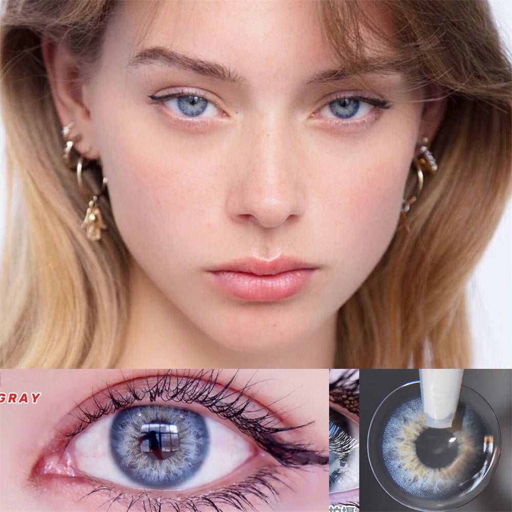 Morningcon DNA Colored Contact Lenses For Eyes Half Yearly 2pcs